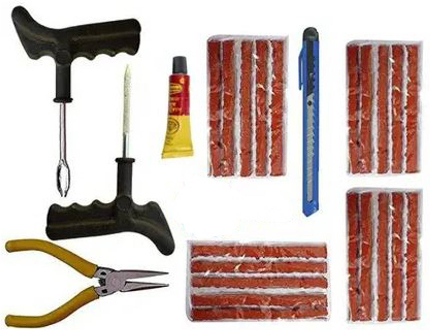 FKOK 20 Puncher Strips Tyre Repair Kit Pack of 20 - Image 1