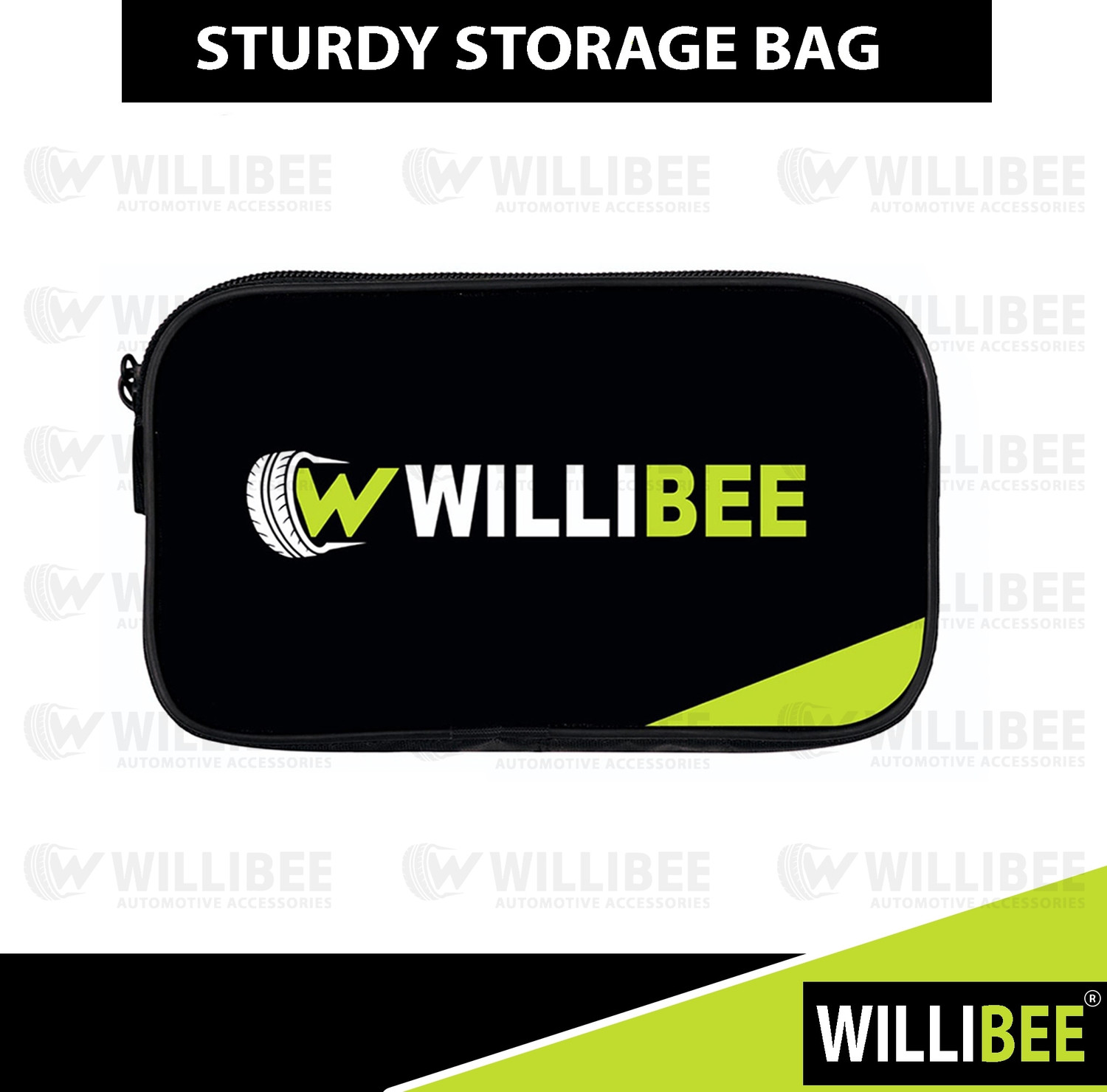 Image of WILLIBEE 9-in-1 (Pack of 30 Strips) Puncher Repair Kit for Car & Bike (with Storage Bag) Tubeless Tyre Puncture Repair Kit