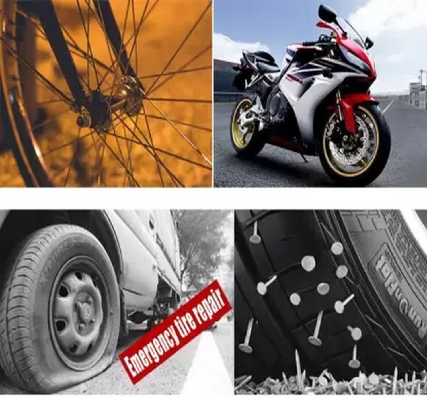 Image of SOWME PUNCHER-STRIPS(30)-182 Tubeless Tyre Puncture Repair Kit Tubeless Tyre Puncture Repair Kit