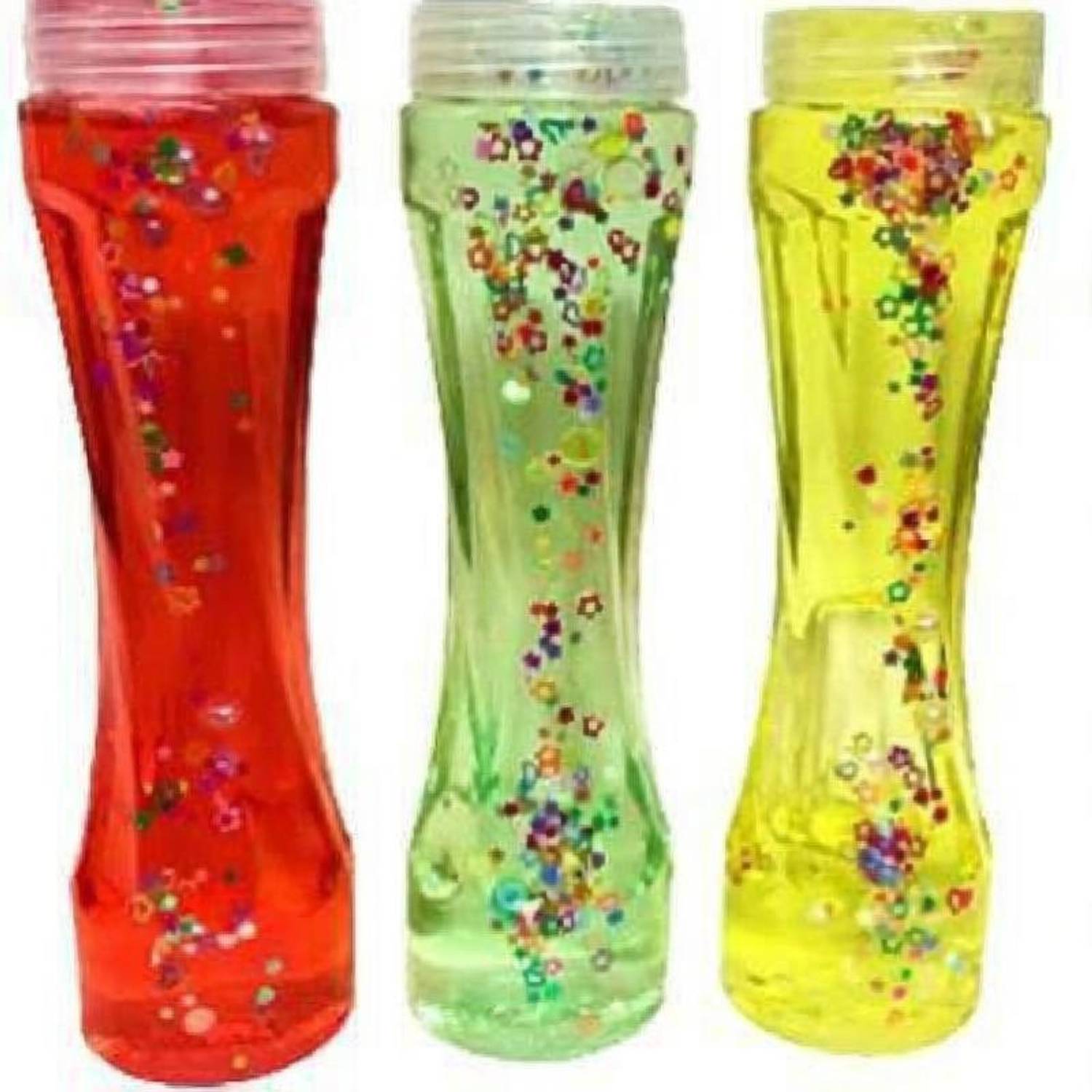 AKANSHA 3 Pcs Slime bottle/ Crystal clear slime/ stretchy slime/ Liquid slime Multicolor Multicolor Putty Toy