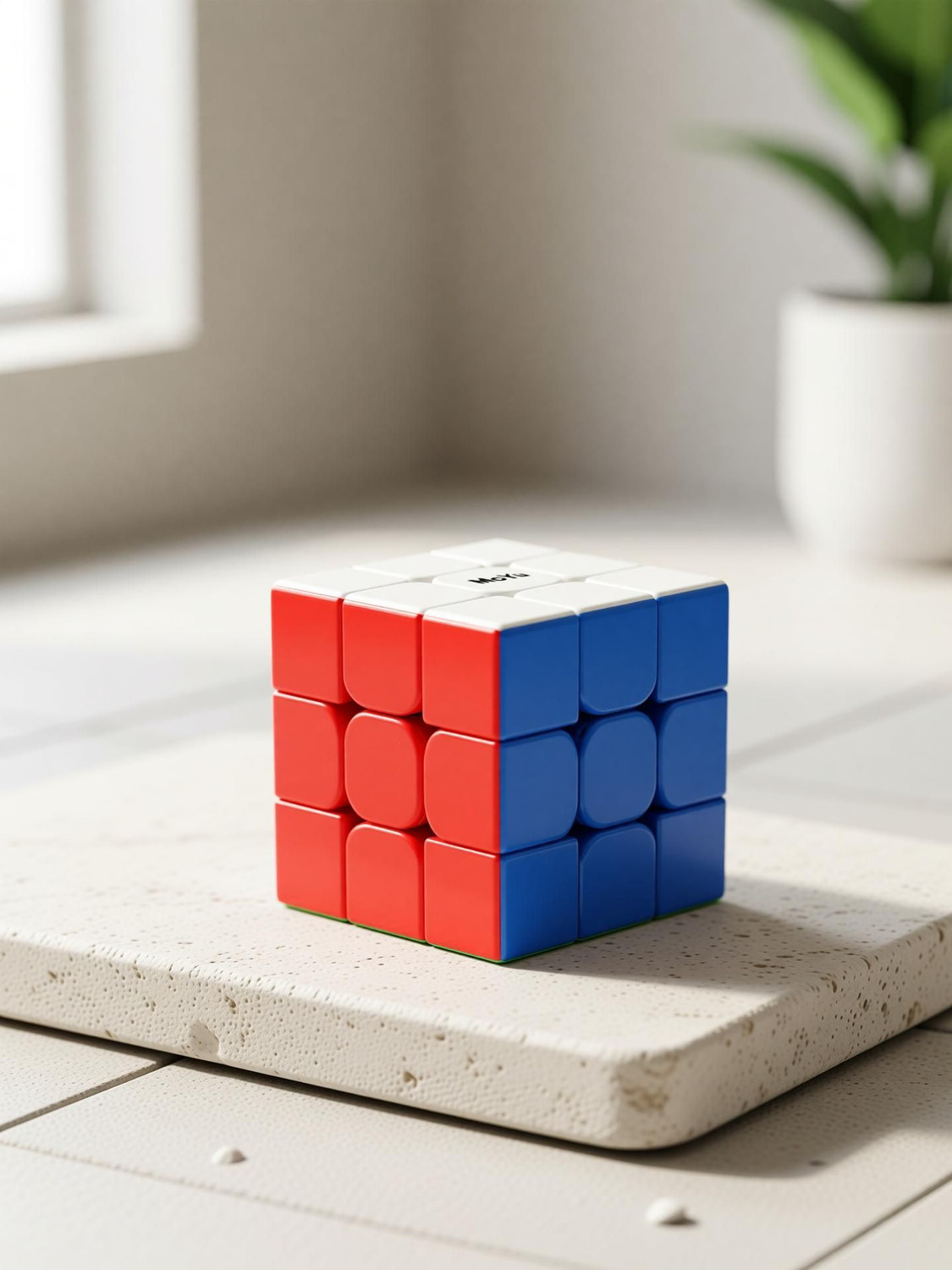 Image of D ETERNAL Cube MoYu Rs3M 2020 3X3 Magnetic Speedcube Stickerless Magnetic 3x3x3 Cube