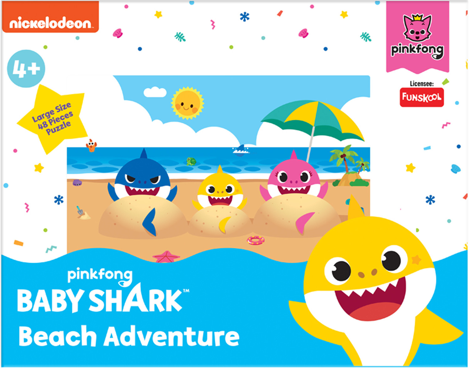 Image of FUNSKOOL BABY SHARK 48PCS PUZZLE-4014600