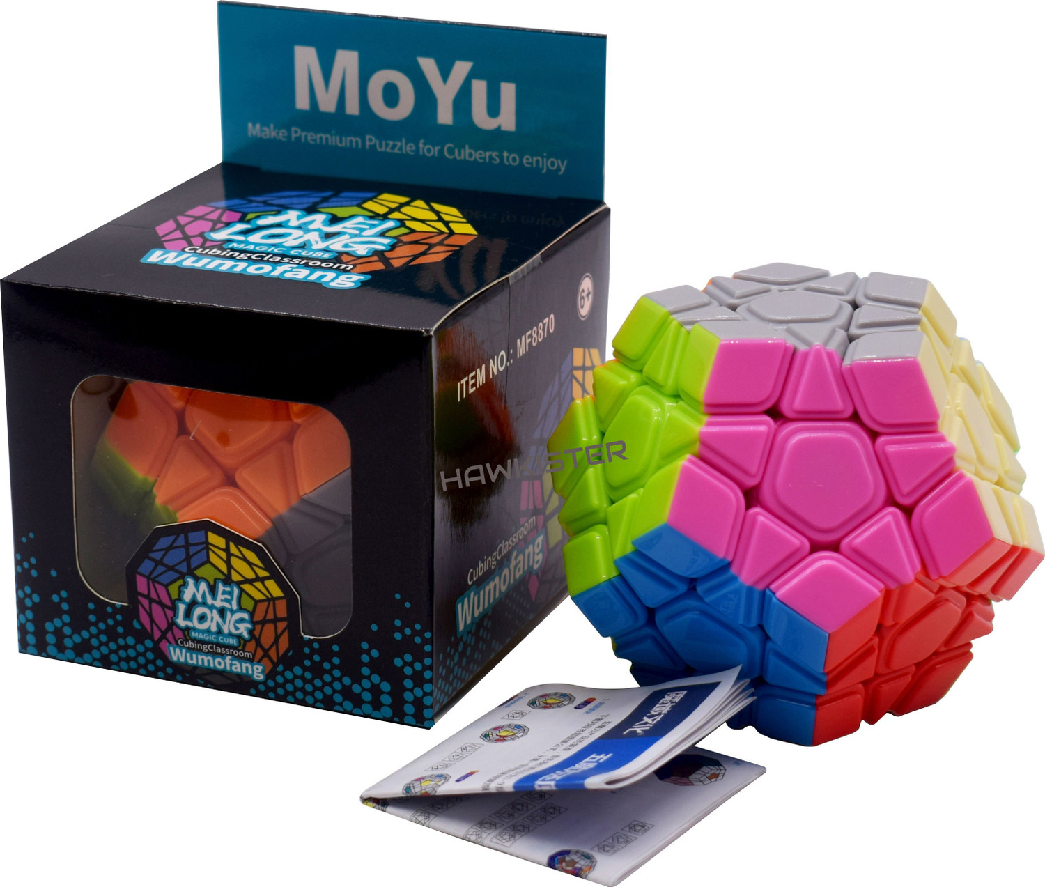 Image of Hawkister MoYu Meilong Megaminx Speed Cube Stickerless Cubing Classroom Magic Puzzle