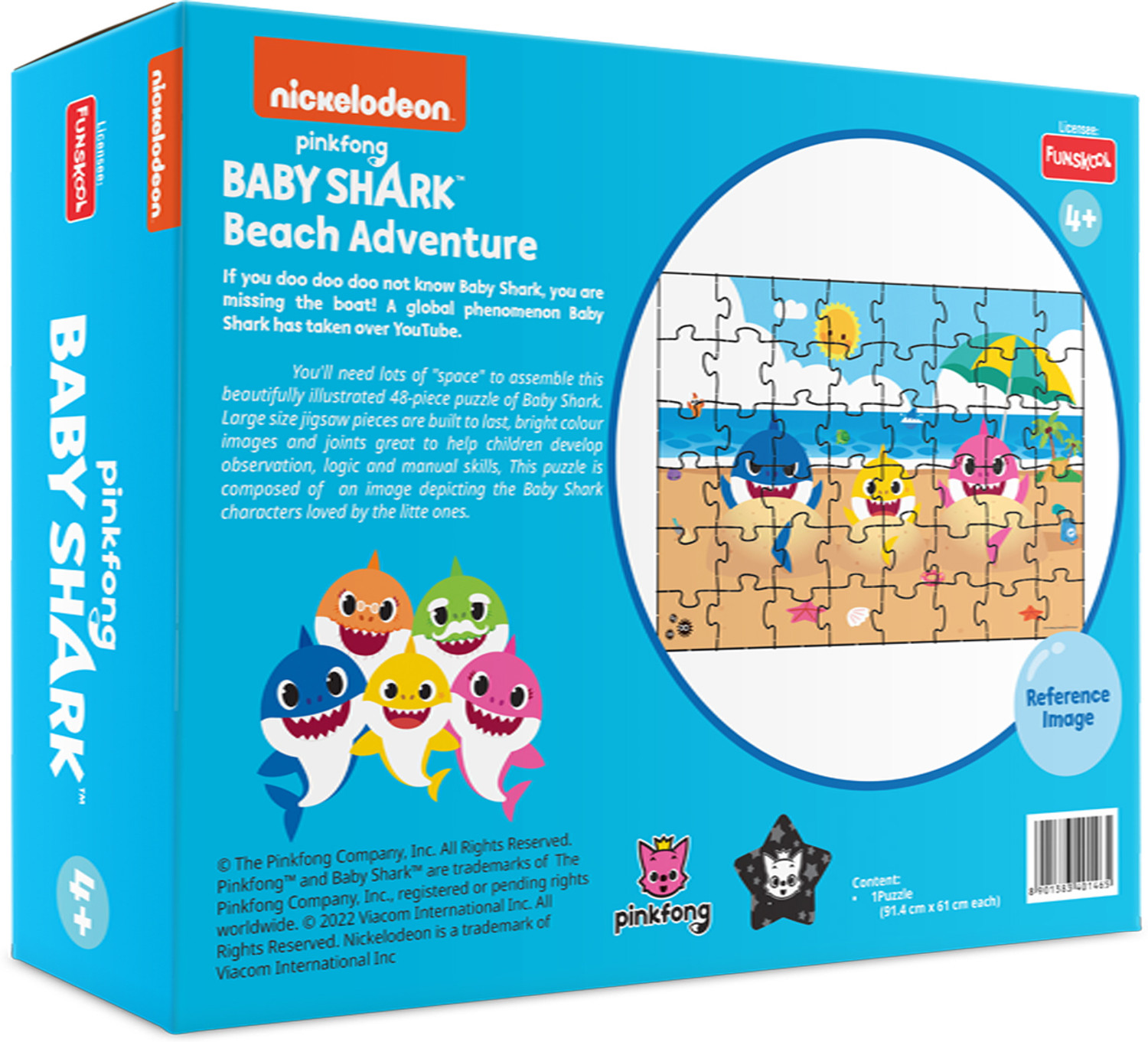 Image of FUNSKOOL BABY SHARK 48PCS PUZZLE-4014600