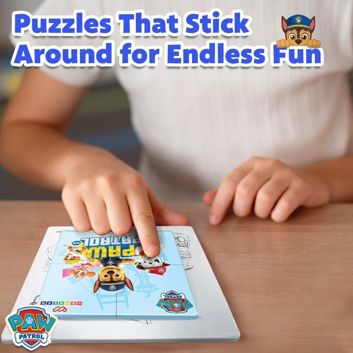 Image of Wembley Paw Patrol Jigsaw Magnetic Puzzle for Kids 3+ Years - 3 in 1 Educational Fun