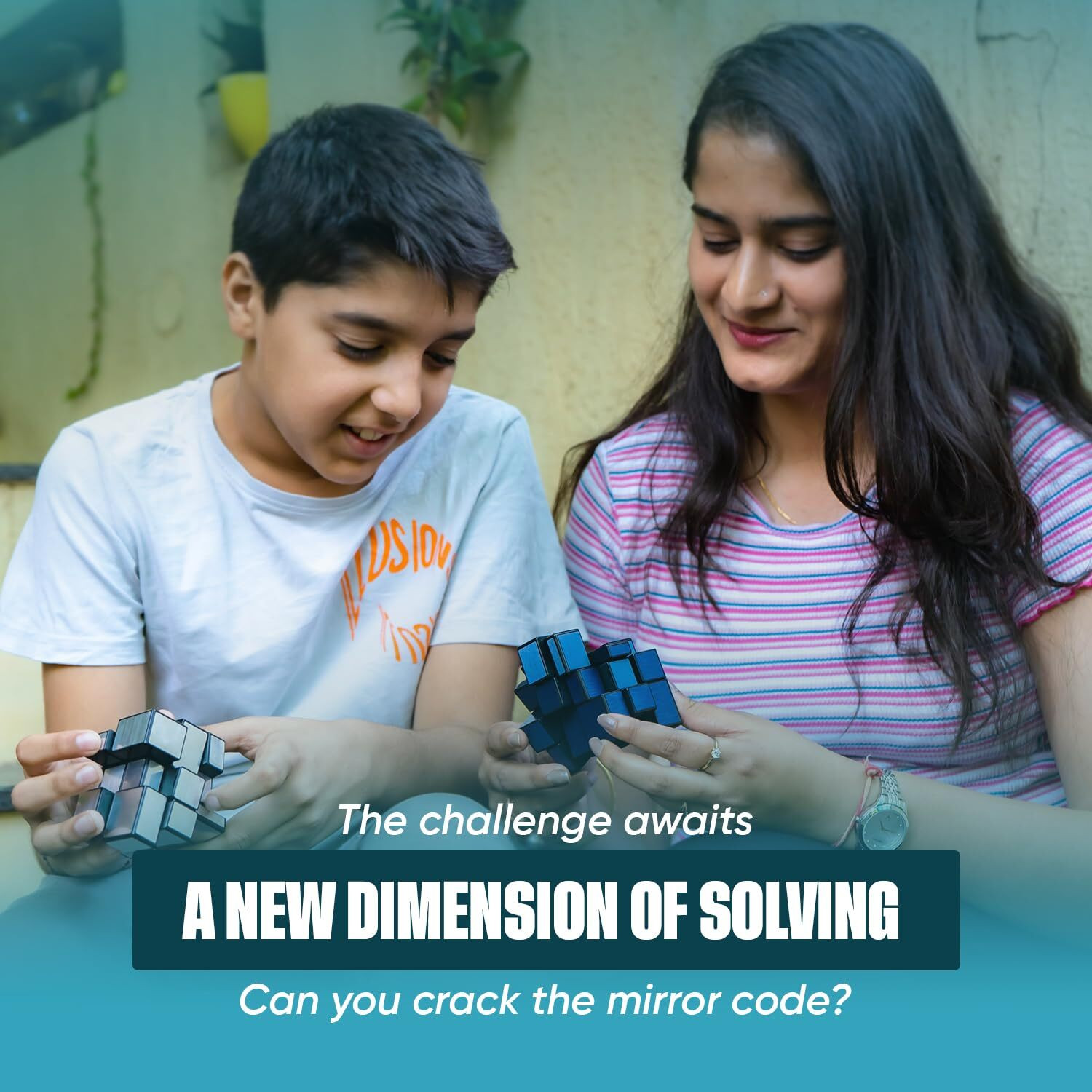 Image of Cubelelo Drift Blue Mirror Cube Speedcube Highspeed Magic Cube Puzzle