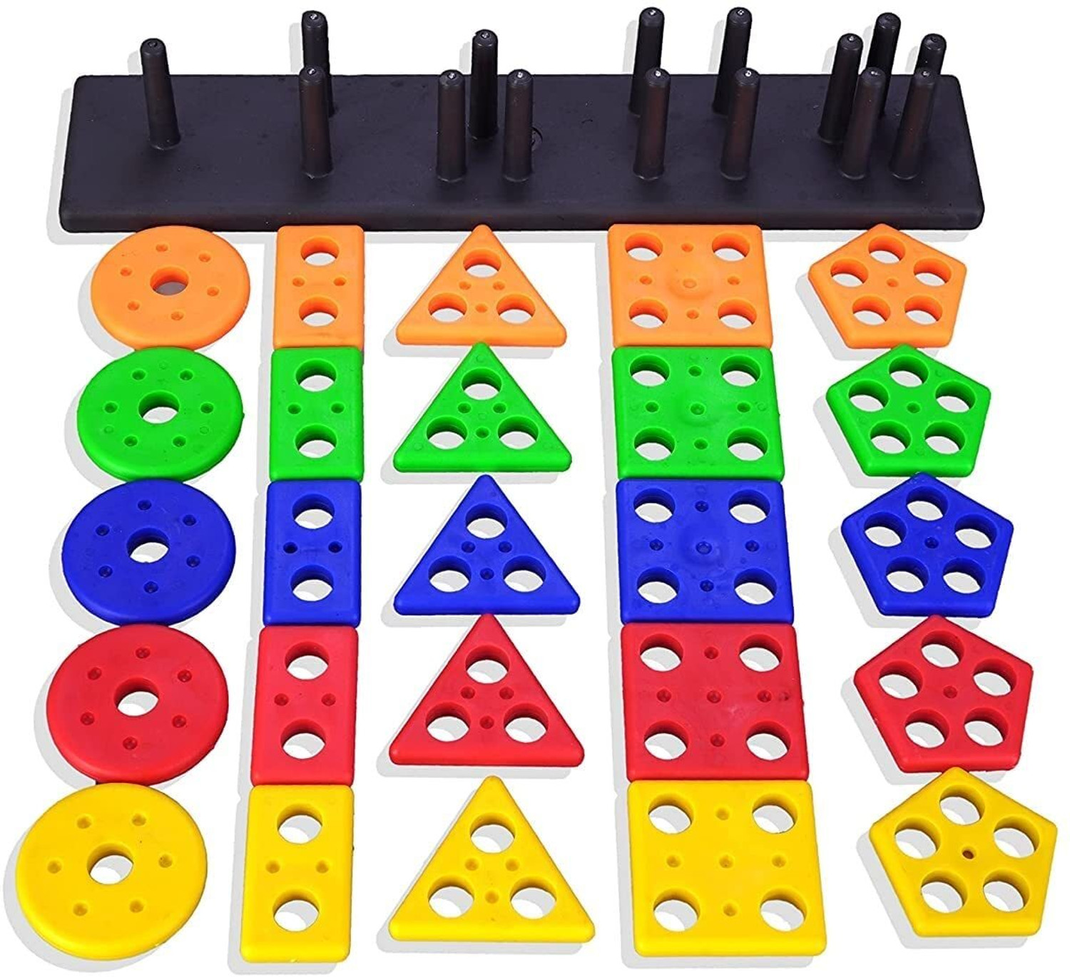 Image of CloudTech Smart Activity Learning & educational Geometry Shape & color Block game for Kids