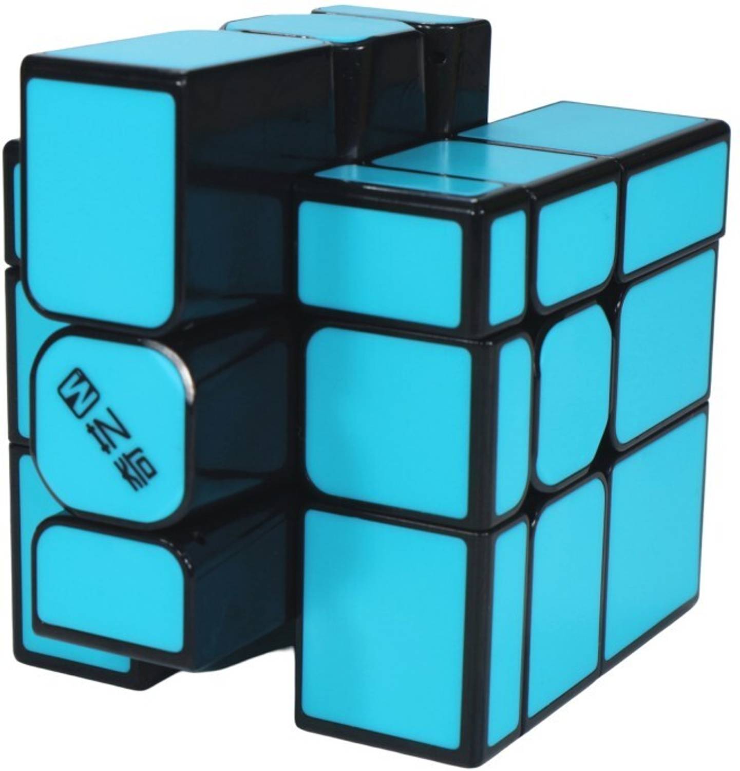 QY Toys Mirror Speed Cube 3x3 – Cubo Specchio Fluorescente 57mm, Glow In The Dark Verde