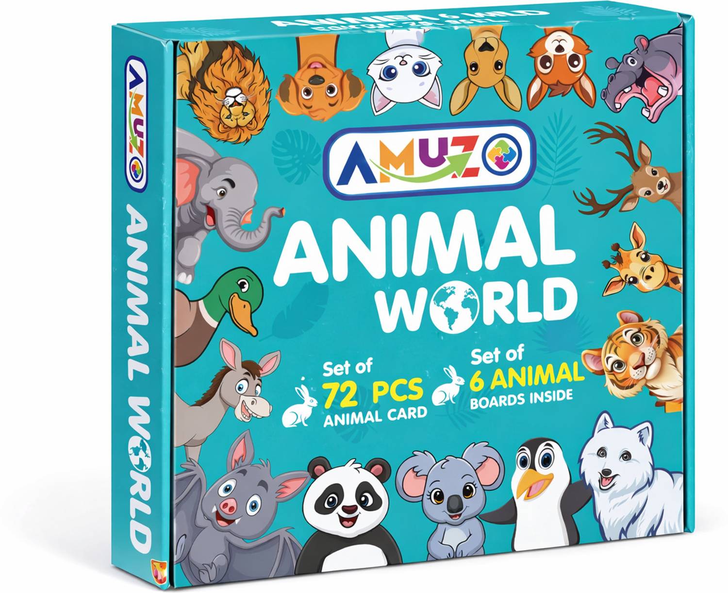 Amuzo Animal World – Interactive Learning Kit with Flashcards