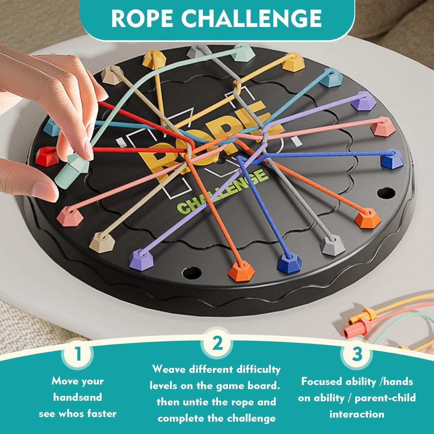 Image of gro toys Rope challenge game