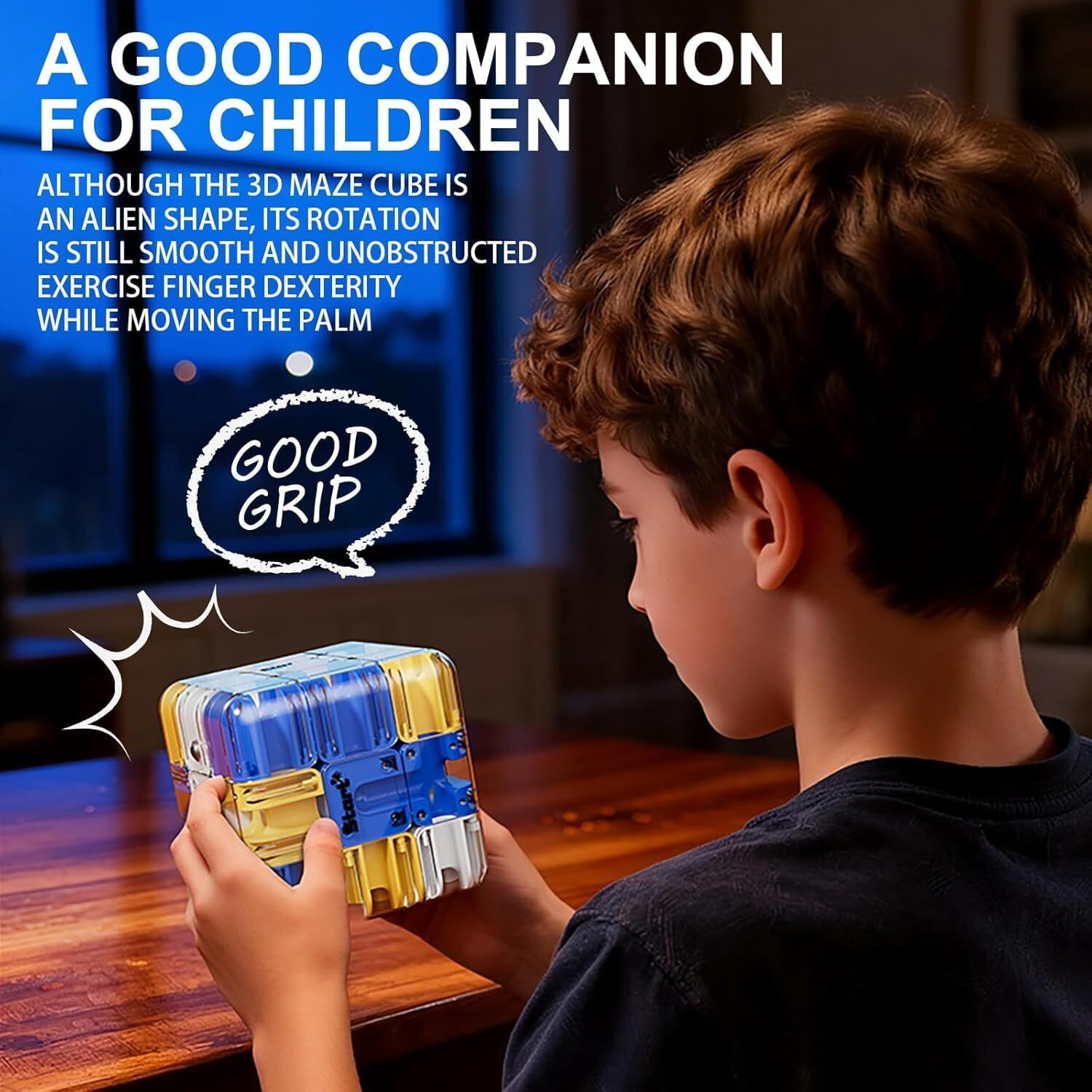 Image of VHD Smart Brain Teaser Maze Cube Toy ACU70