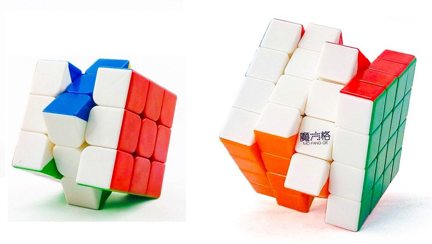 Image of D ETERNAL cube combo set of 2x2 3x3 4x4 5X5 cube high speed stickerless magic cube Brainstorming Puzzle Cube combo 4 Game Toy