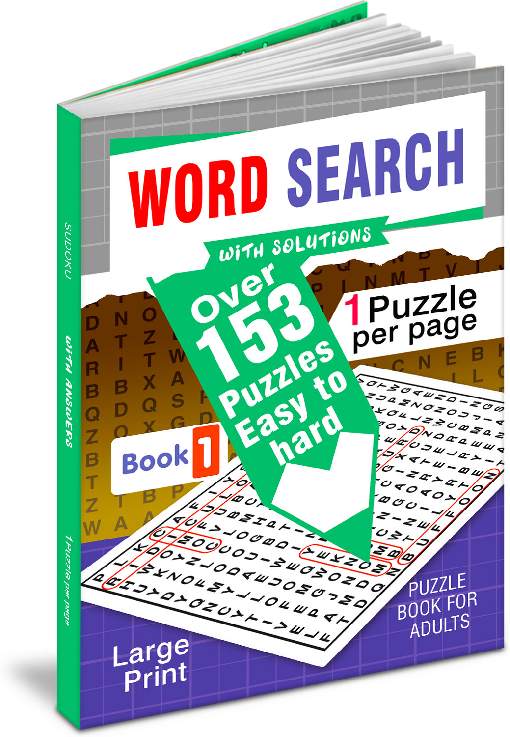 Image of HELLO FRIEND 153 Word Search Activity Book -1 for Kids (Ages 5-8)