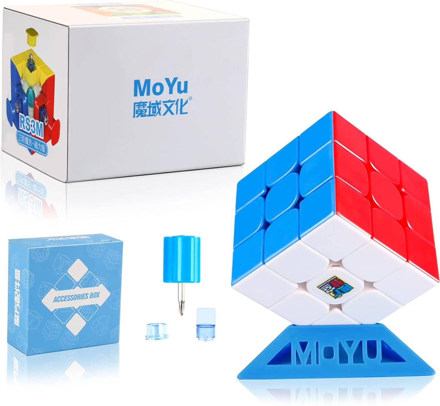 TOYRENTTO MoYu RS3M 3x3 Magnetic Speed Cube - Image 1