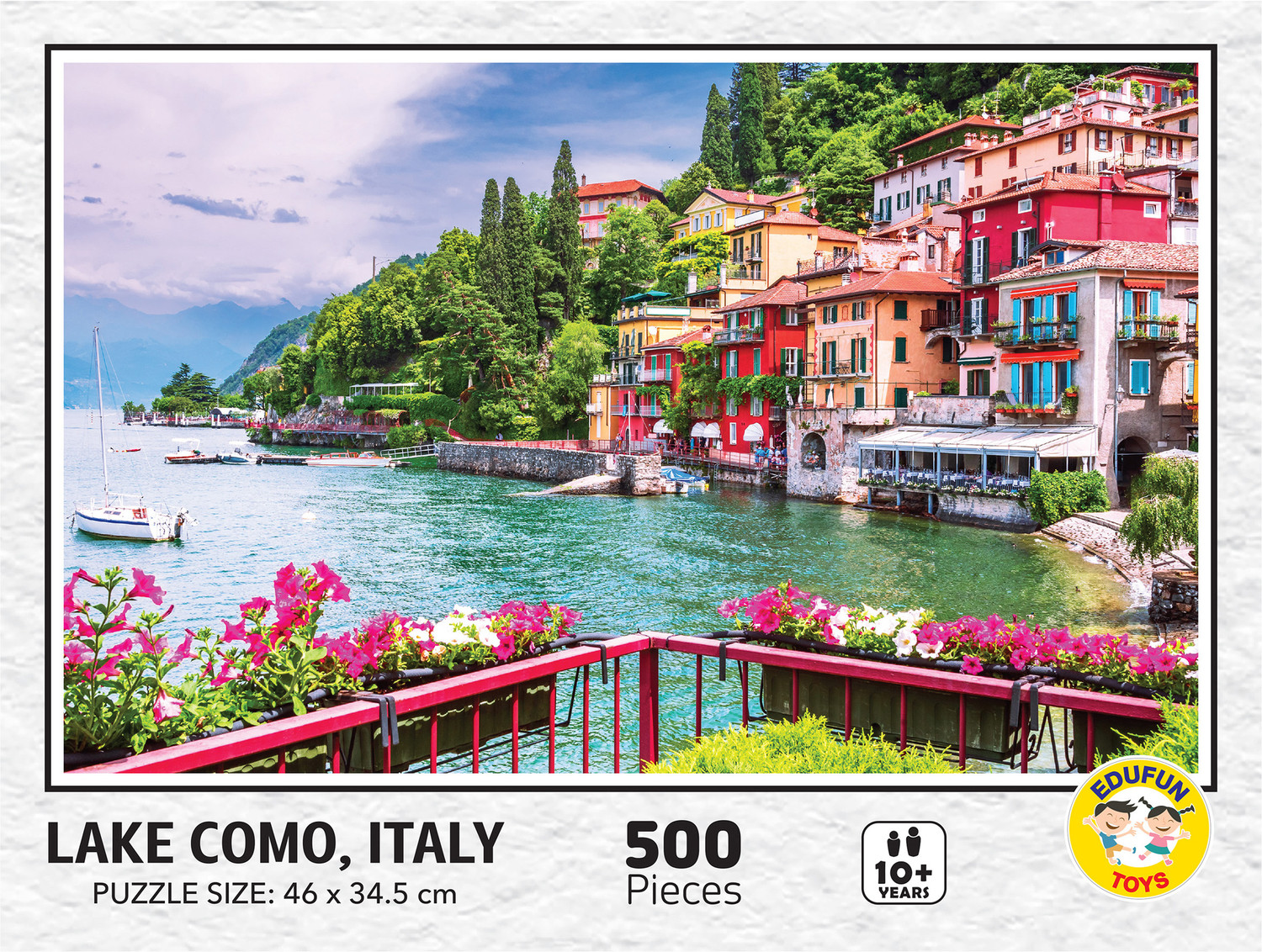 Image of Edufun toys Lake Como, Italy Jigsaw Puzzle for Kids and Adults