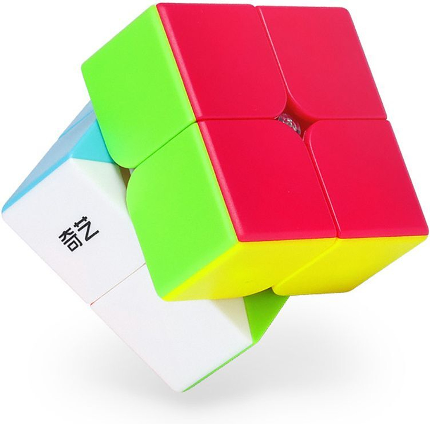 Image of Hawkister QiYi Qidi S2 2x2 Stickerless Magic Cube Mofangge Mascot 2x2x2 Speed Cube