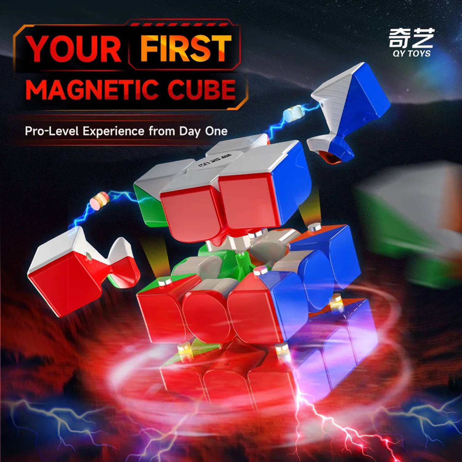 Cuberkart QiYi Warrior M 3x3 Magnetic Cube - Image 5