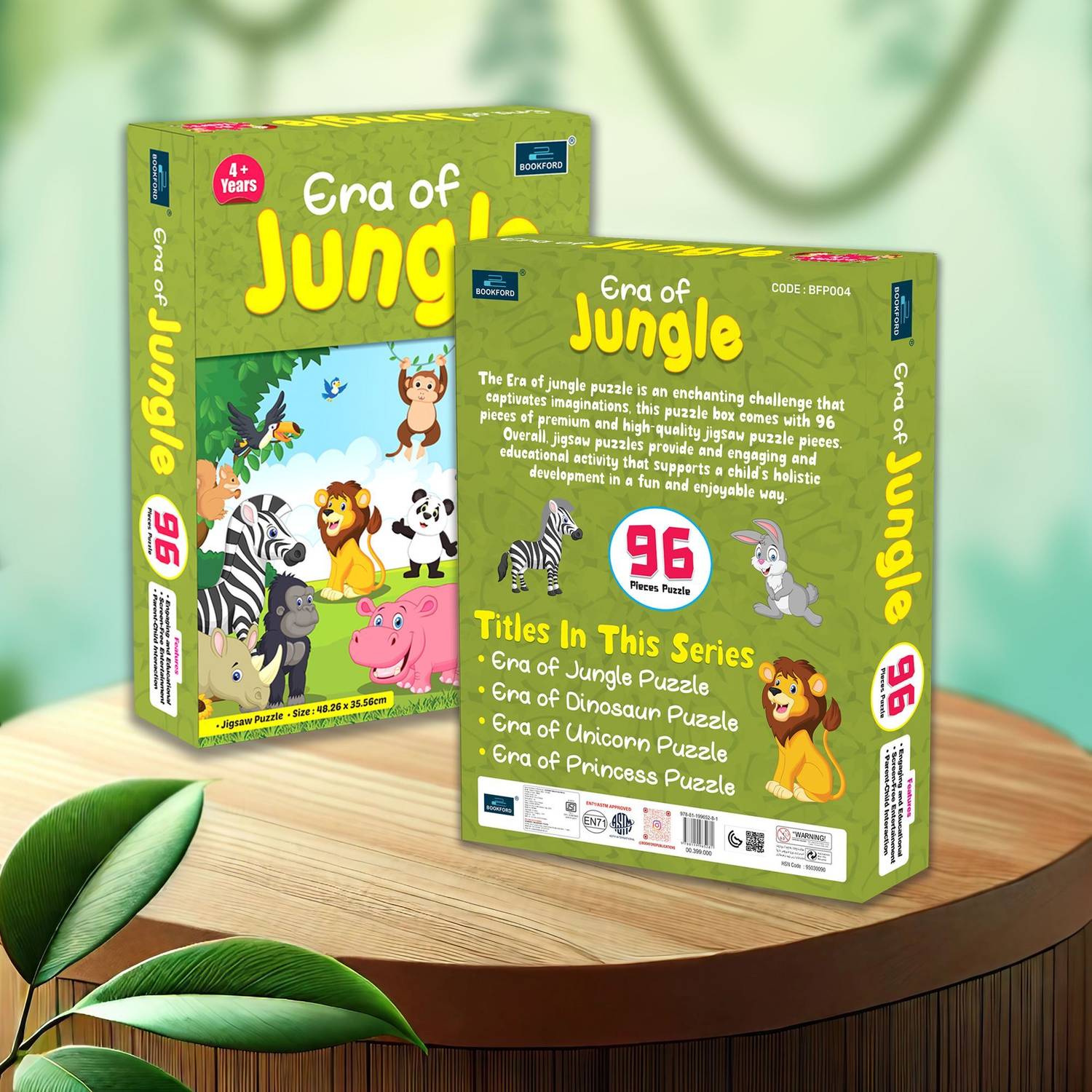 BOOKFORD Era Of Jungle Jigsaw Puzzle Game & Fun and Learning - Era