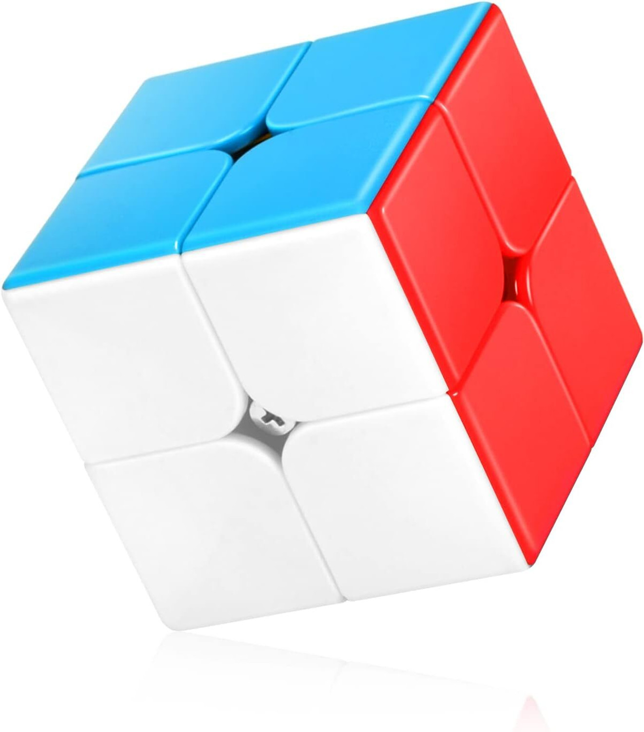 Image of TOYRENTTO MoYu MeiLong 2x2 Speed Cube Stickerless Smooth Turning Puzzle Toy for Kids