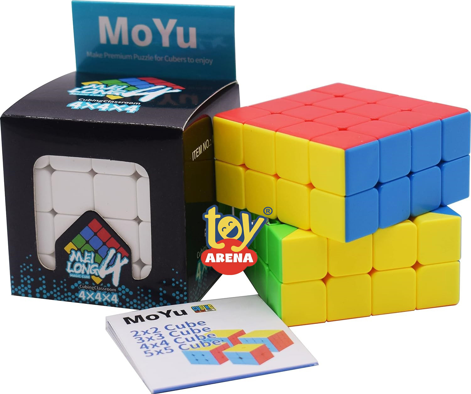 Image of Toy Arena MoYu MFJS 2x2 3x3 4X4 Pyramid High Speed Stickerless Magic Puzzle Cube Toy ,
