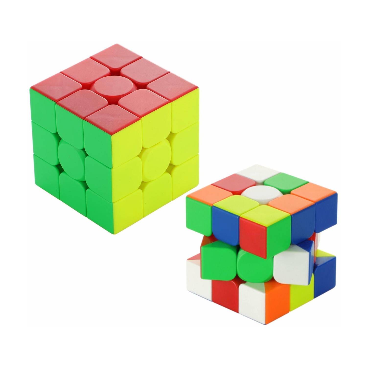 Aditi Toys Premium Cubestar 3x3 Cube, Puzzle Game, Classic Colors, Age - 3+ Years