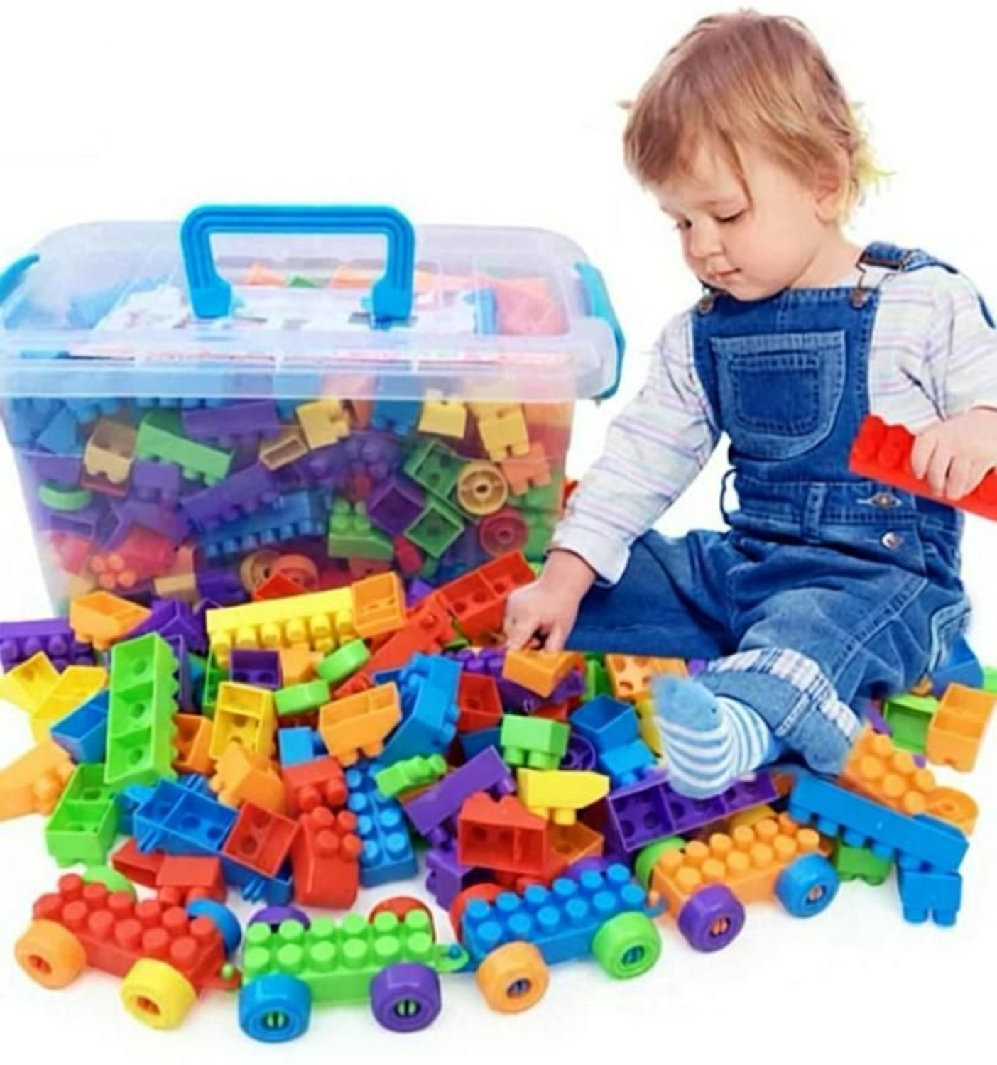 Image of Midhash Create Construction 100pcs DIY Plastic Building Block for Kids