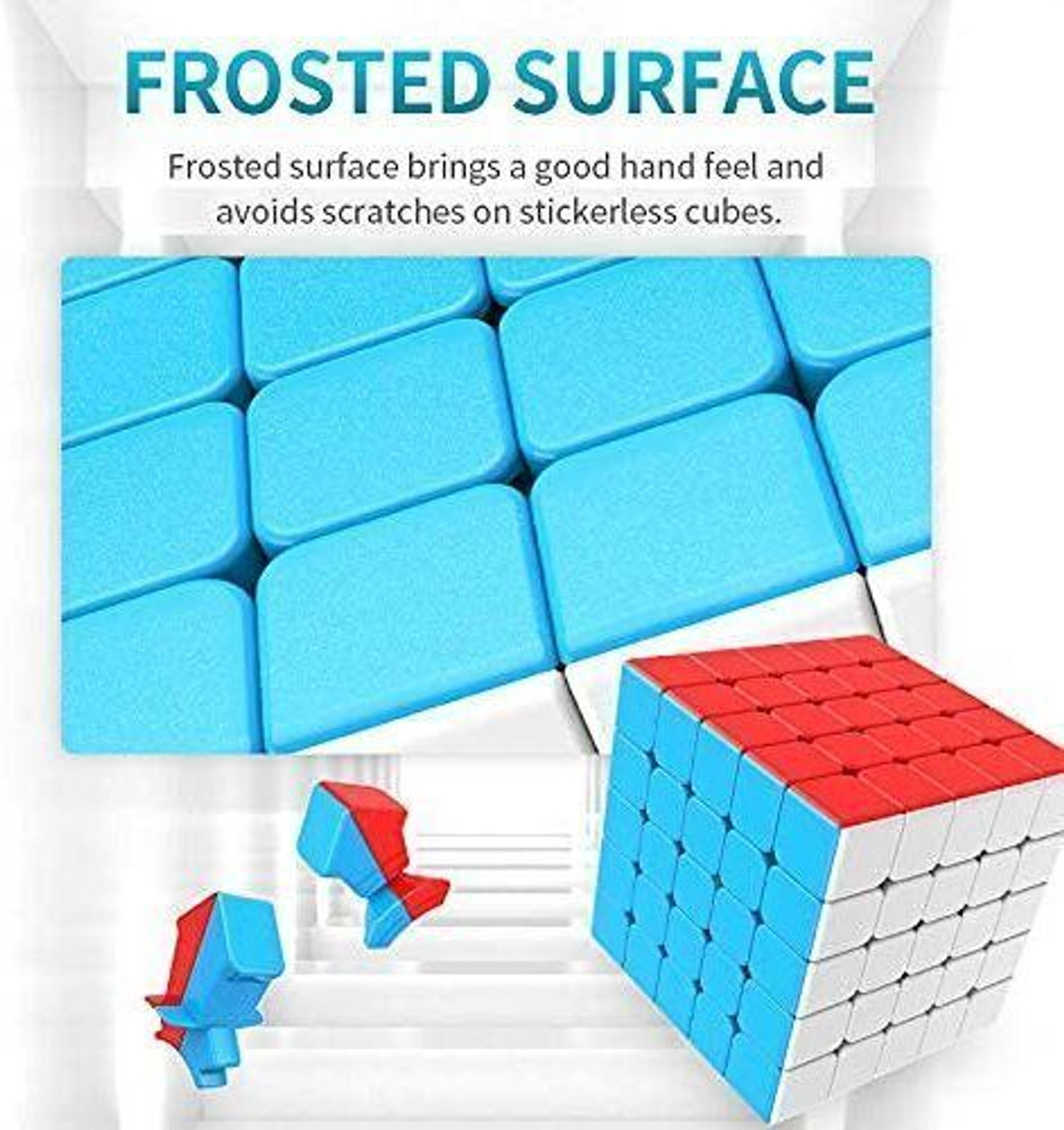 Image of TOYRENTTO Moyu Meilong 5x5 Speed Cube Smooth Stickerless Magic Puzzle Cube for Kid & Adult