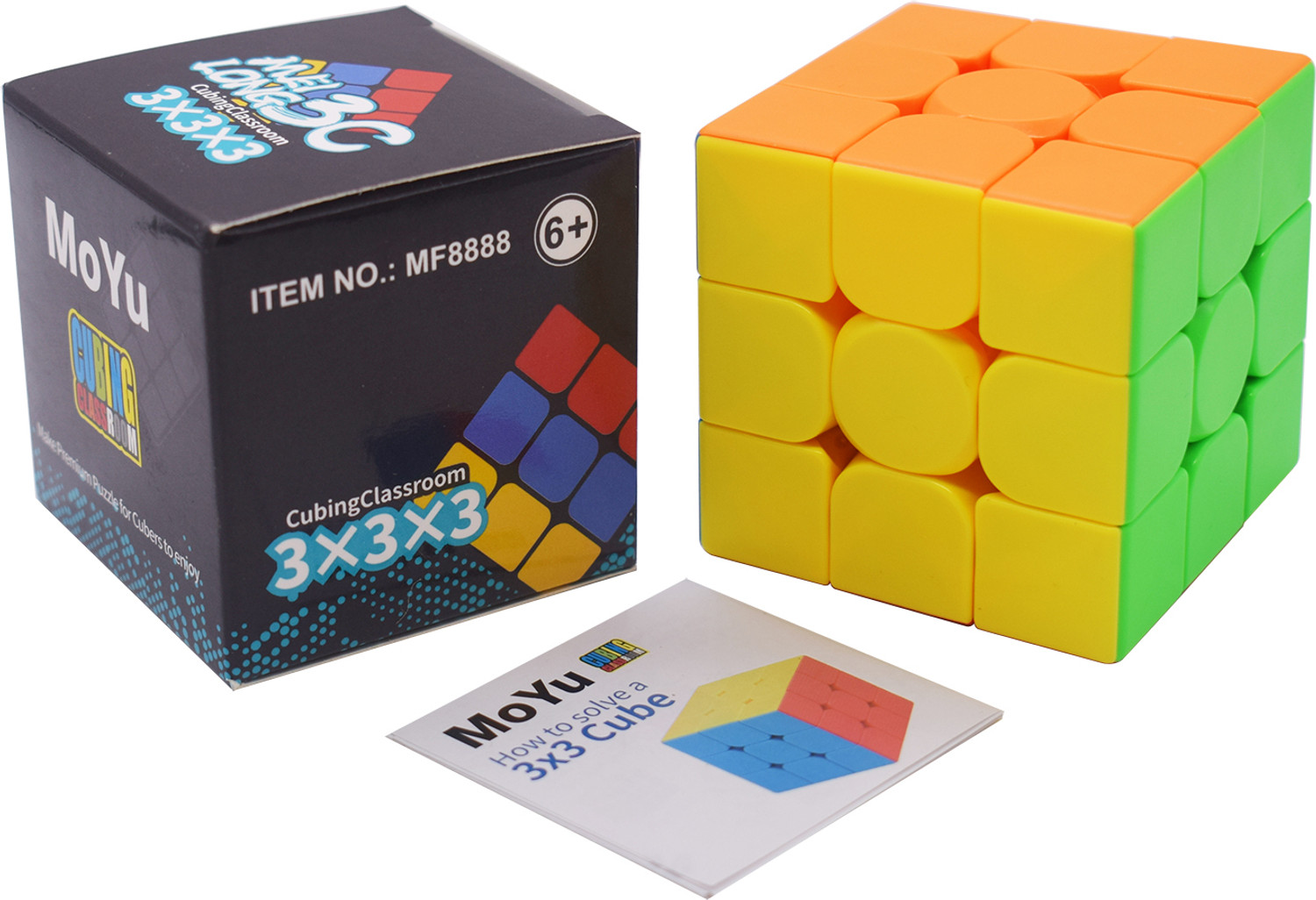 Image of Hawkister MoYu Meilong 3x3 Speed Cube Stickerless Cubing Classroom 3x3x3 Magic Puzzle
