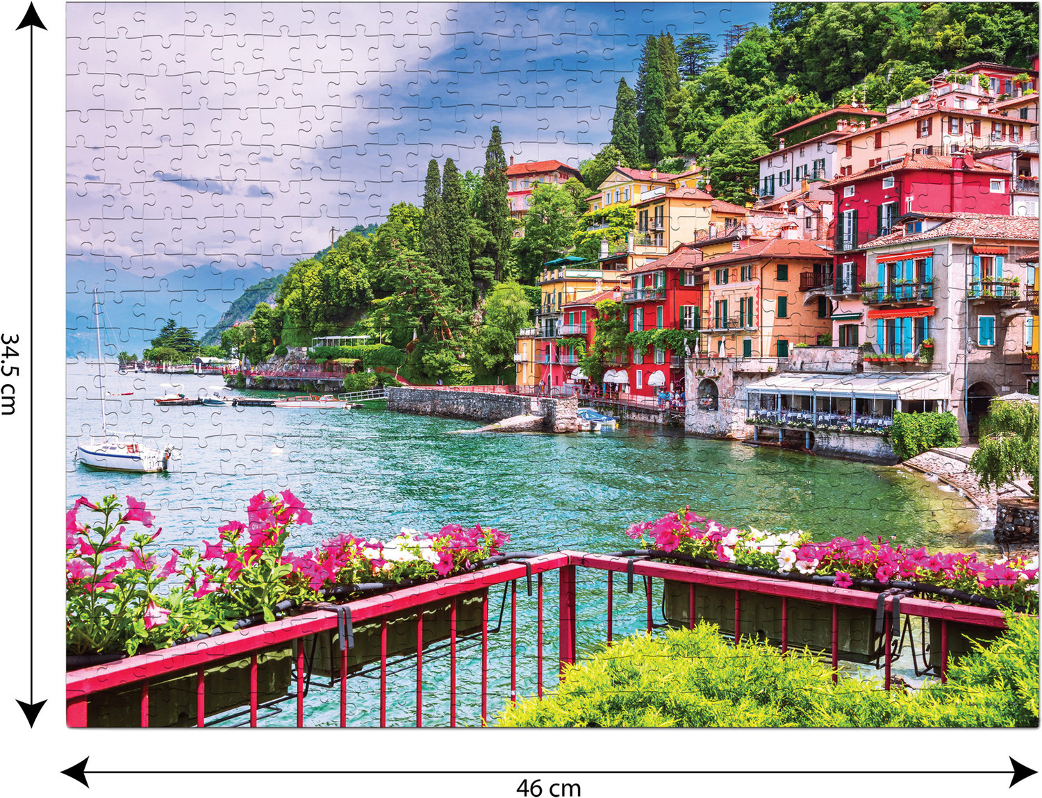 Image of Edufun toys Lake Como, Italy Jigsaw Puzzle for Kids and Adults