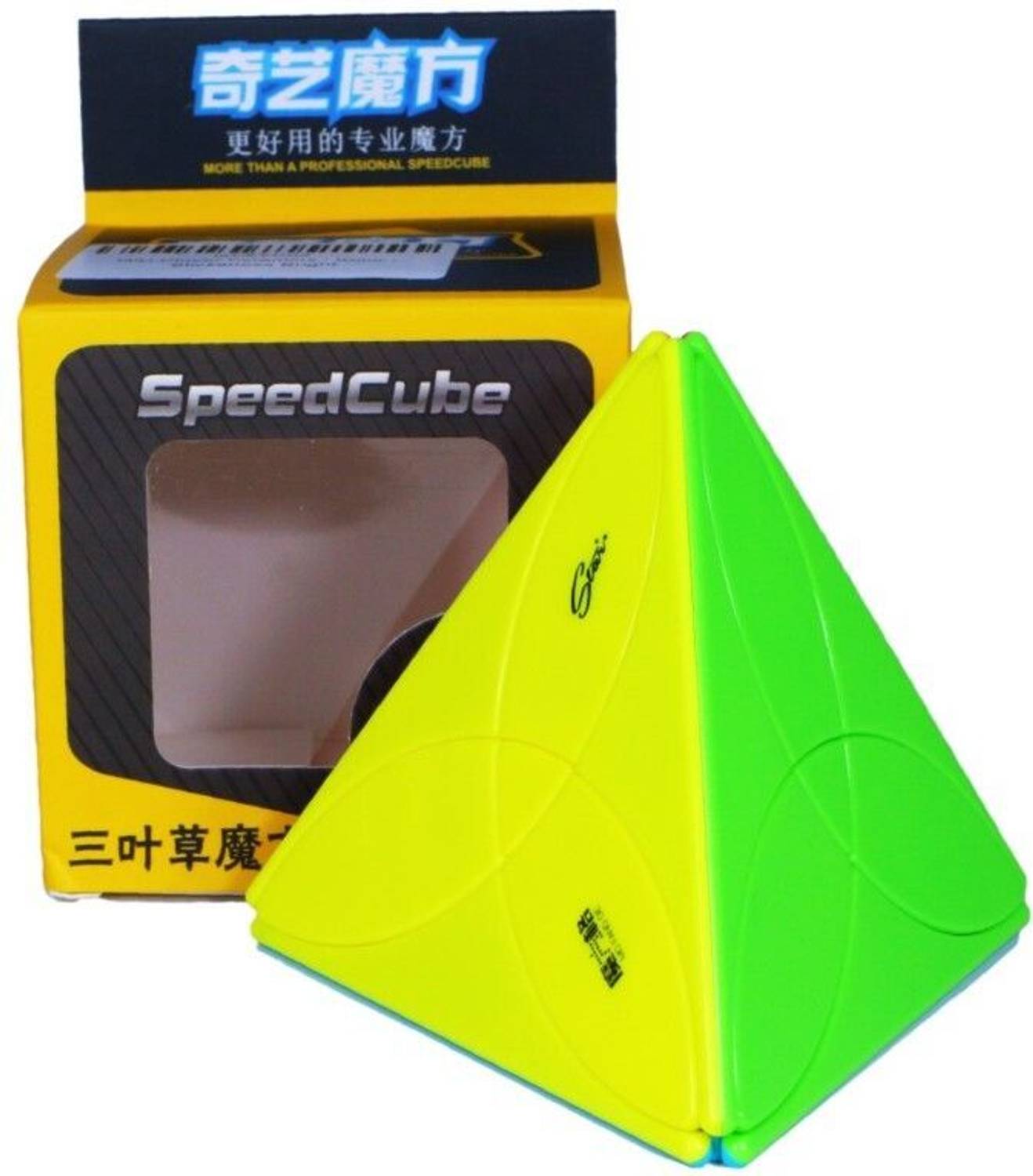 Cuberkart QiYi Clover Pyraminx Stickerless Cube