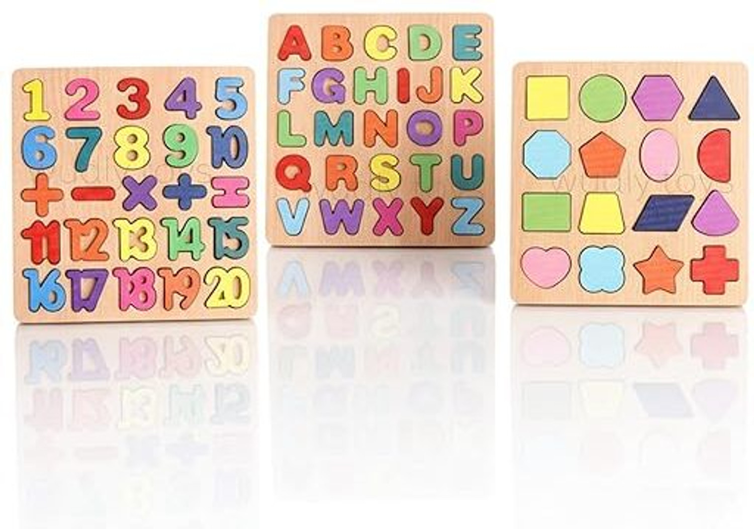 Image of LERANATH ABC-NUM-SHAPE-PUZZLE-SET Gaming Accessory Kit