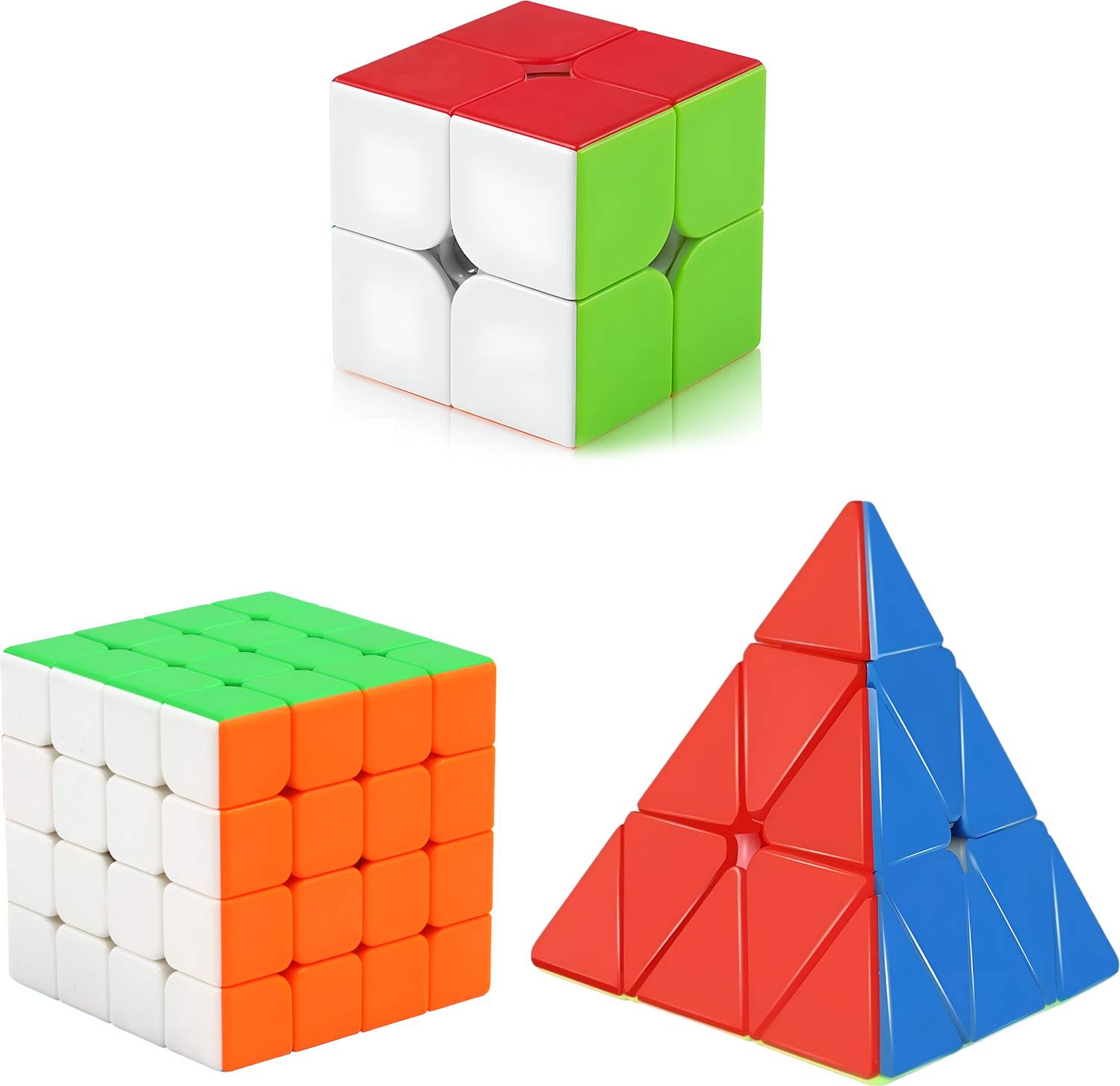 Aapaga Pyramid | Kids & Adults rubiks 3 Pieces
