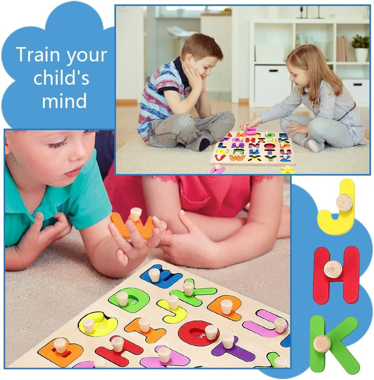 Image of TOYVISION Best Price Educational learning A To Z English Alphabets Toys Puzzle Pictures