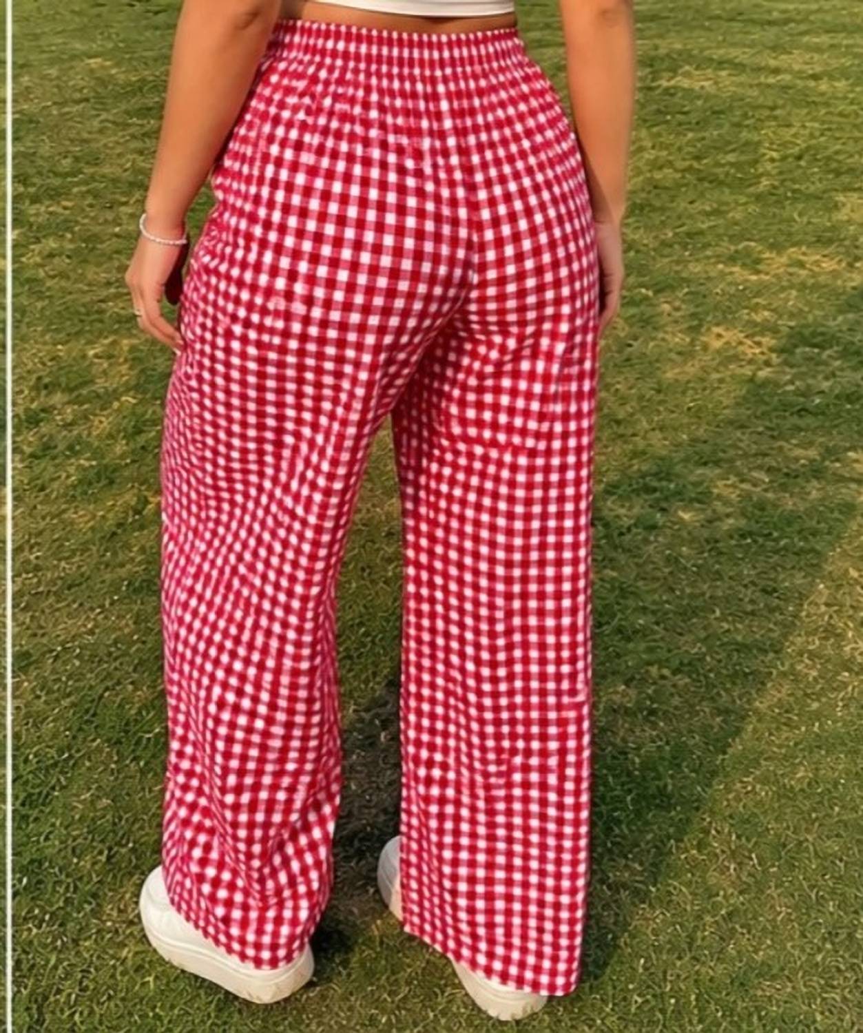 KALRA Indi Men & Women Red Pyjama - Image 3