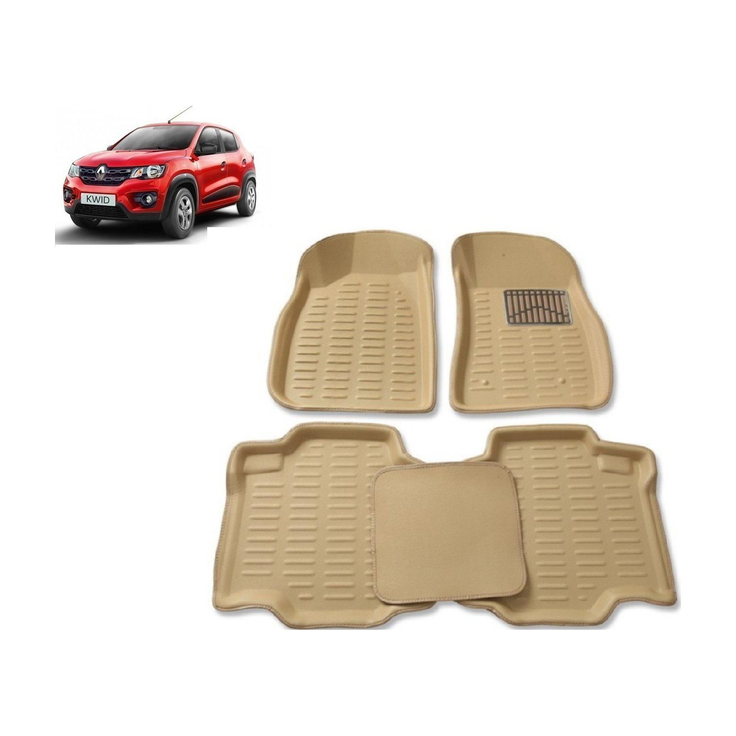 Image of ReeTech Vinyl 3D Mat For Renault Kwid