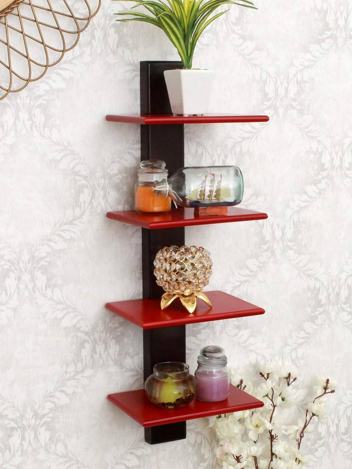 RASTWOOD beautiful wall shelf Wooden Wall Shelf (Number of Shelve