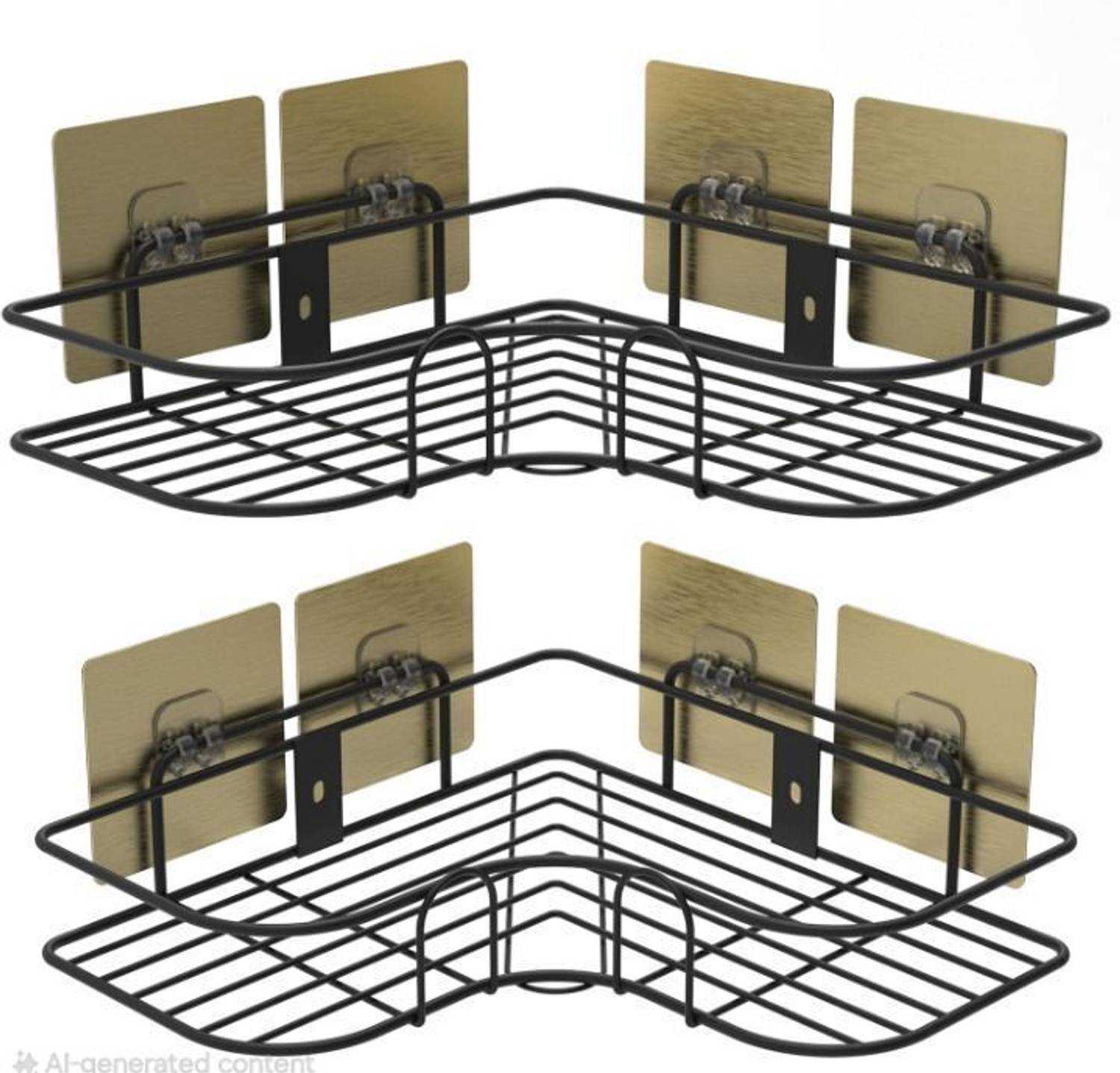 ALMORA ALMORA Bathroom wall mount rack shelf, organizer Iron Wall Shelf