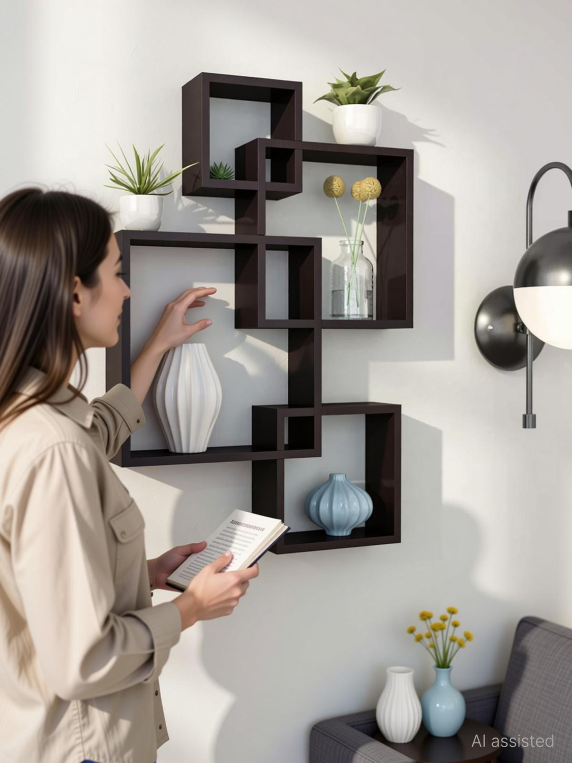 Image of classiconline Wooden Wall Shelf