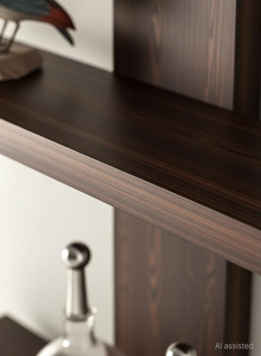 Image of RASTWOOD beautiful wall shelf Wooden Wall Shelf