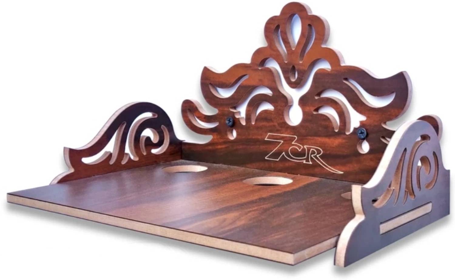 7CR Set Top Box Stand(WB) Wooden Wall Shelf