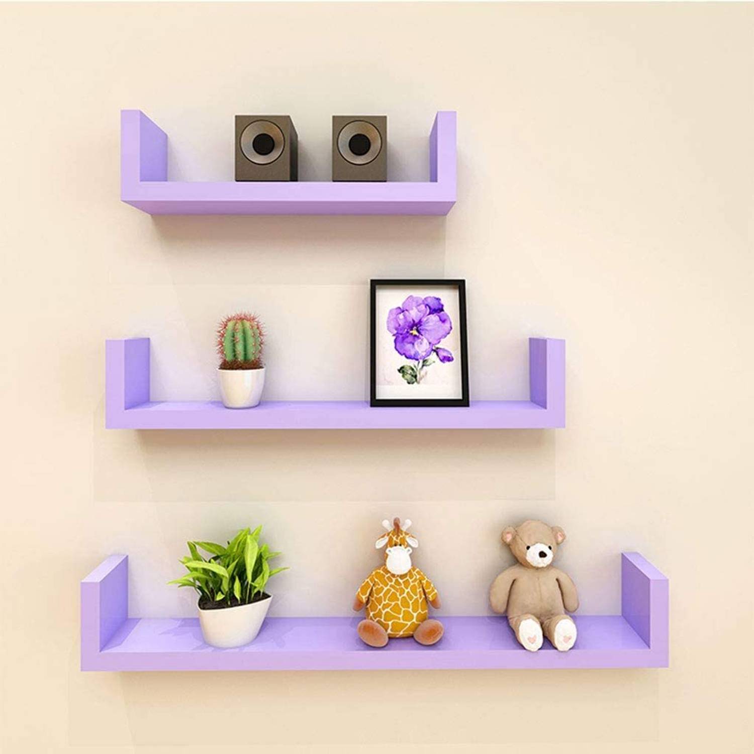Mark Wood Plus-Shaped Wall-Mounted Display Shelf at ₹297 (70% Off) – Flipkart