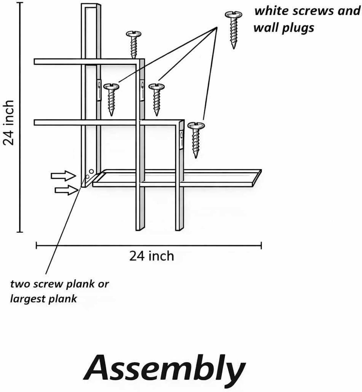 SSCRAFTSHOUSE Modern Wooden Wall Shelf - Image 5