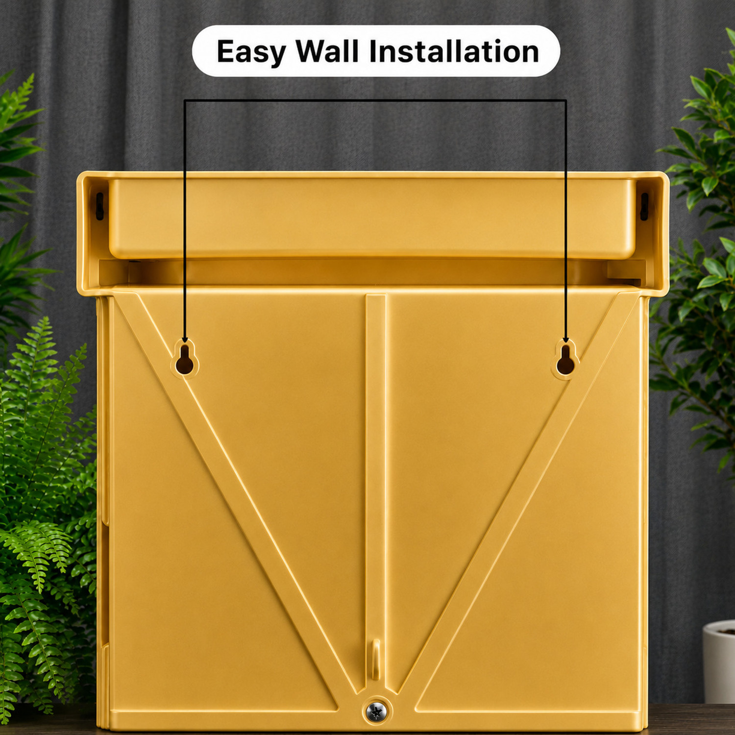 Image of CIPLA PLAST Rich Look Bathroom Mirror Cabinet | Bathroom Organizer | 21 X 12 Inch | Polypropylene Wall Shelf