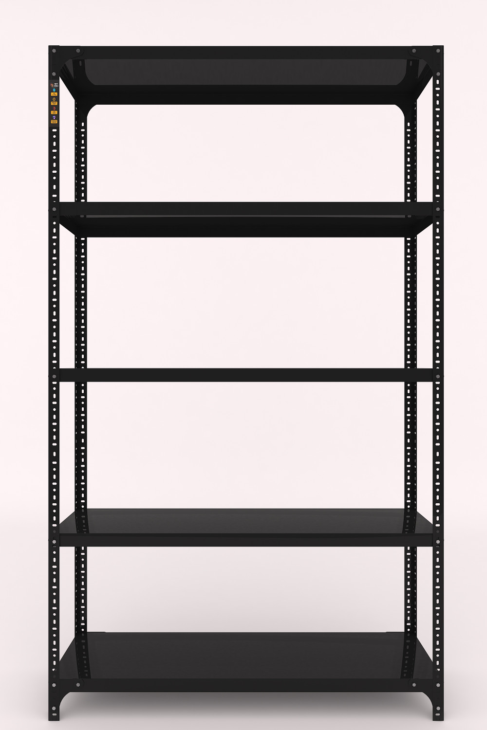 Image of FIDVI Iron Rack Metal Shelves Storage Shop Rack Luggage Powder Coated (09 inchWx35 inchLx60 inchH) Iron Wall Shelf