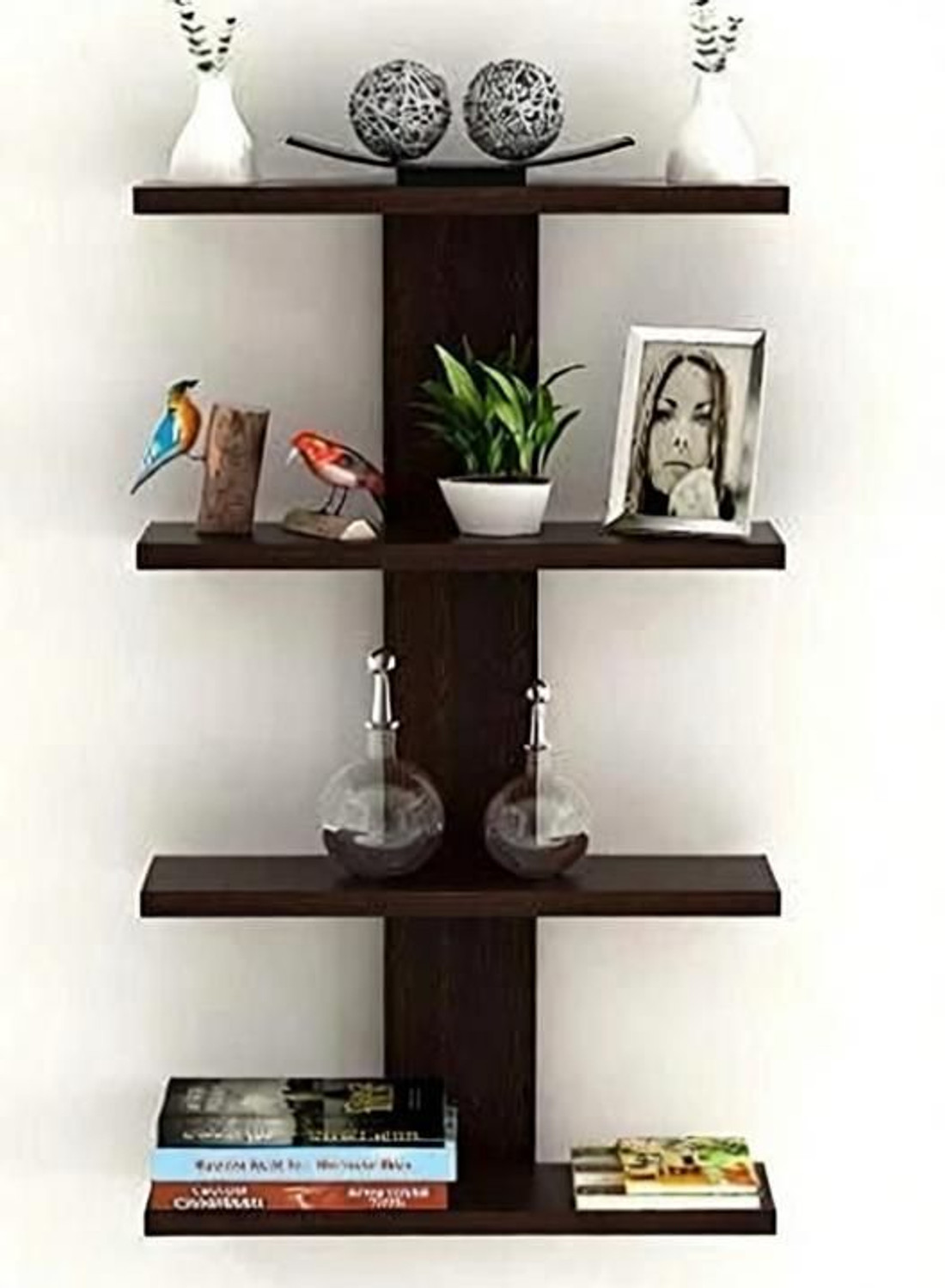 Image of RASTWOOD beautiful wall shelf Wooden Wall Shelf