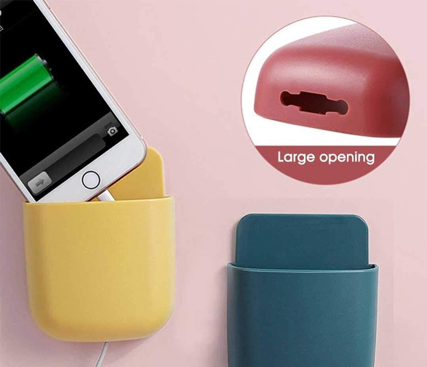 Image of Nohuj 4 Compartments Plastic Remote holder, Mobile holder, Toothpaste holder