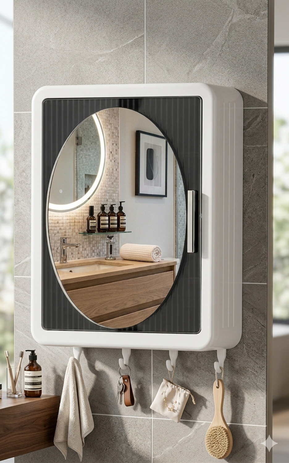 Image of ADONZ Plastic Wall Shelf