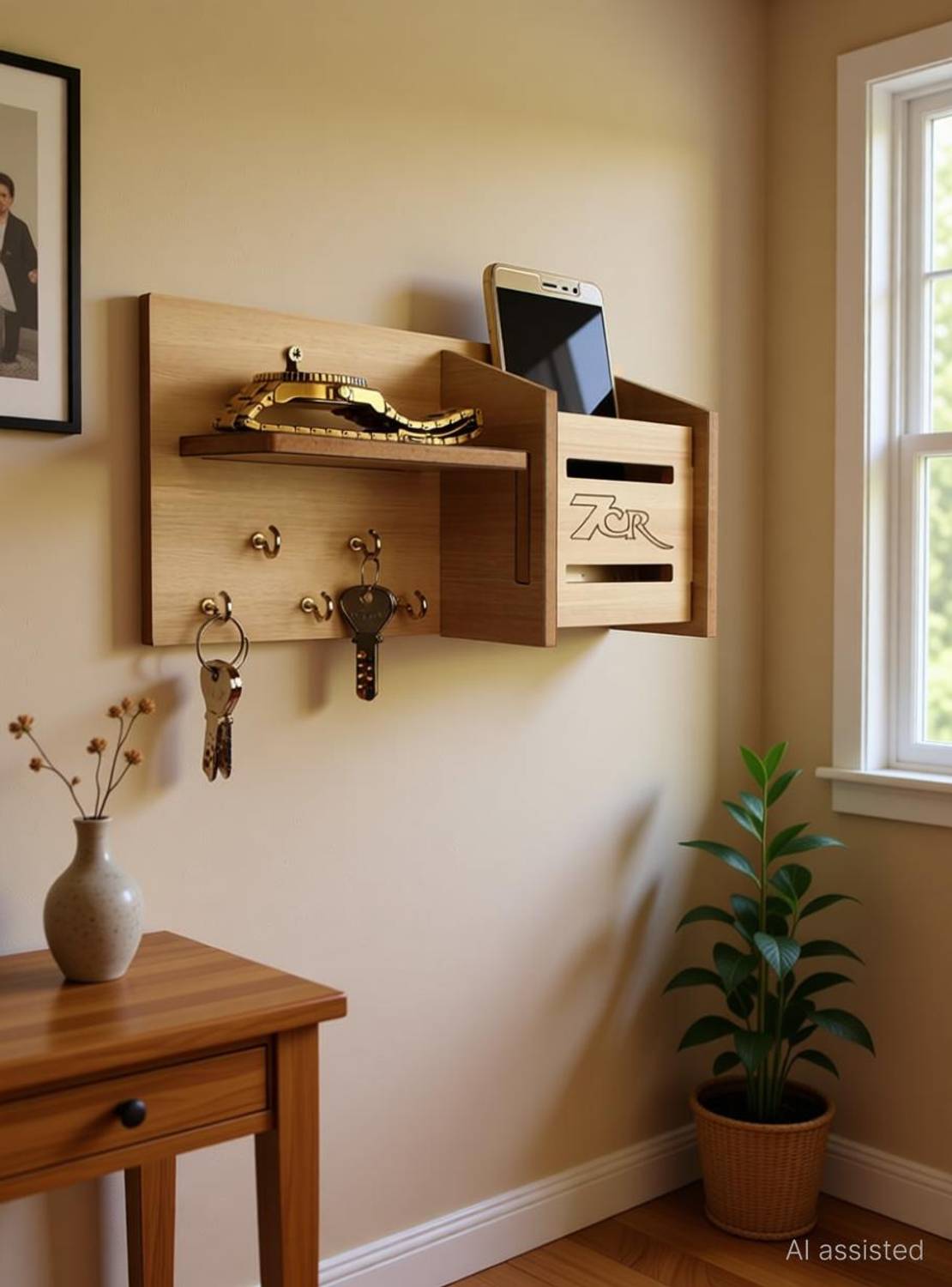 7CR Multi shelf 1431 Wooden Wall Shelf