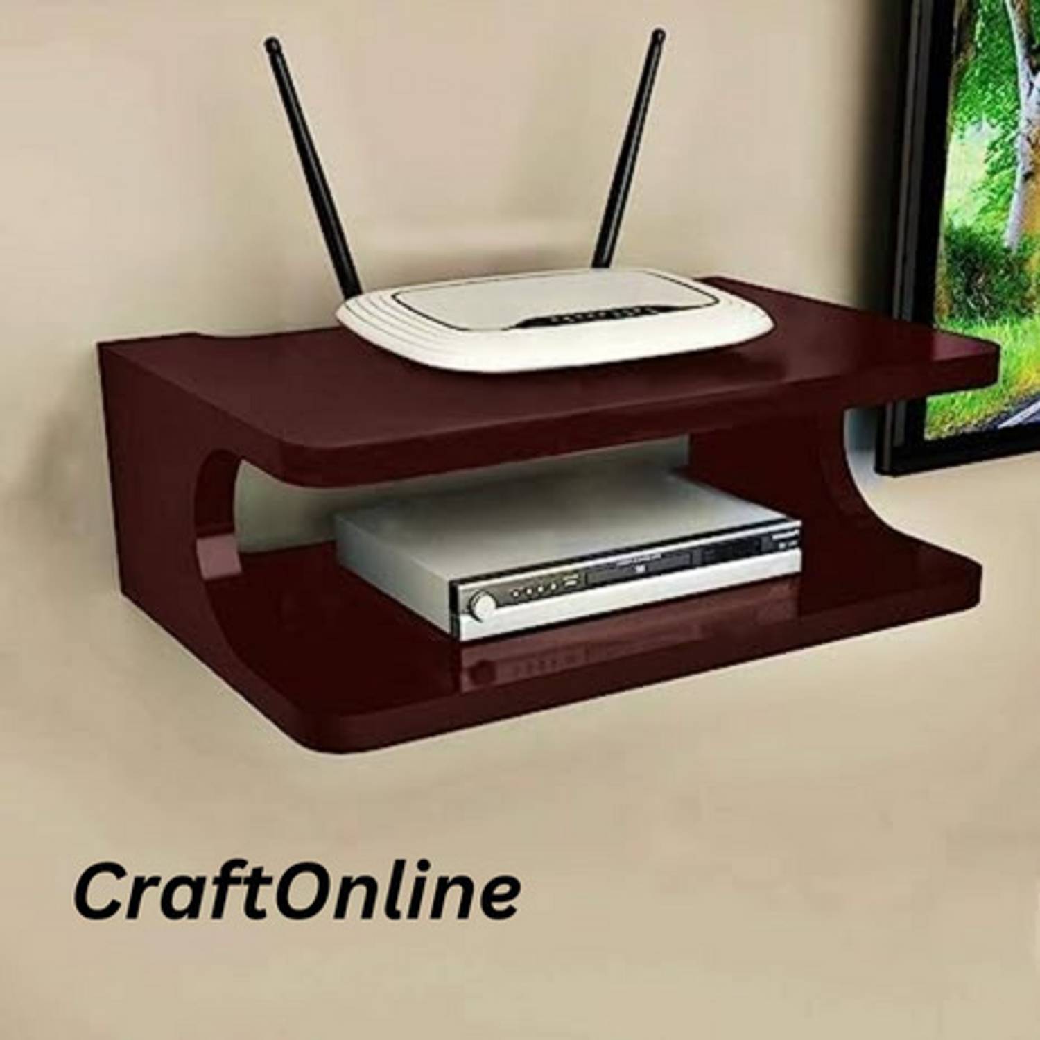WallHeaven WalHeaven Wall T.V Set up Box Stand MDF Entertainment