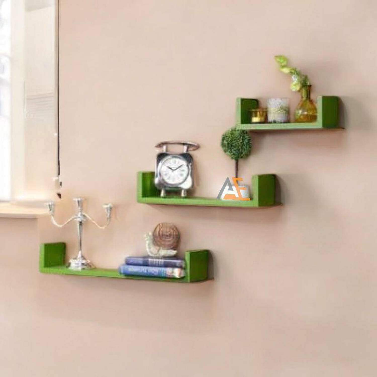 Aayat Enterprises Wooden, MDF (Medium Density Fiber) Wall Shelf